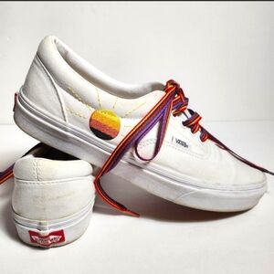 Vans Unisex Sunset-Embroidered Era Lace-Up Sneakers. Men size 8. Women 9.5